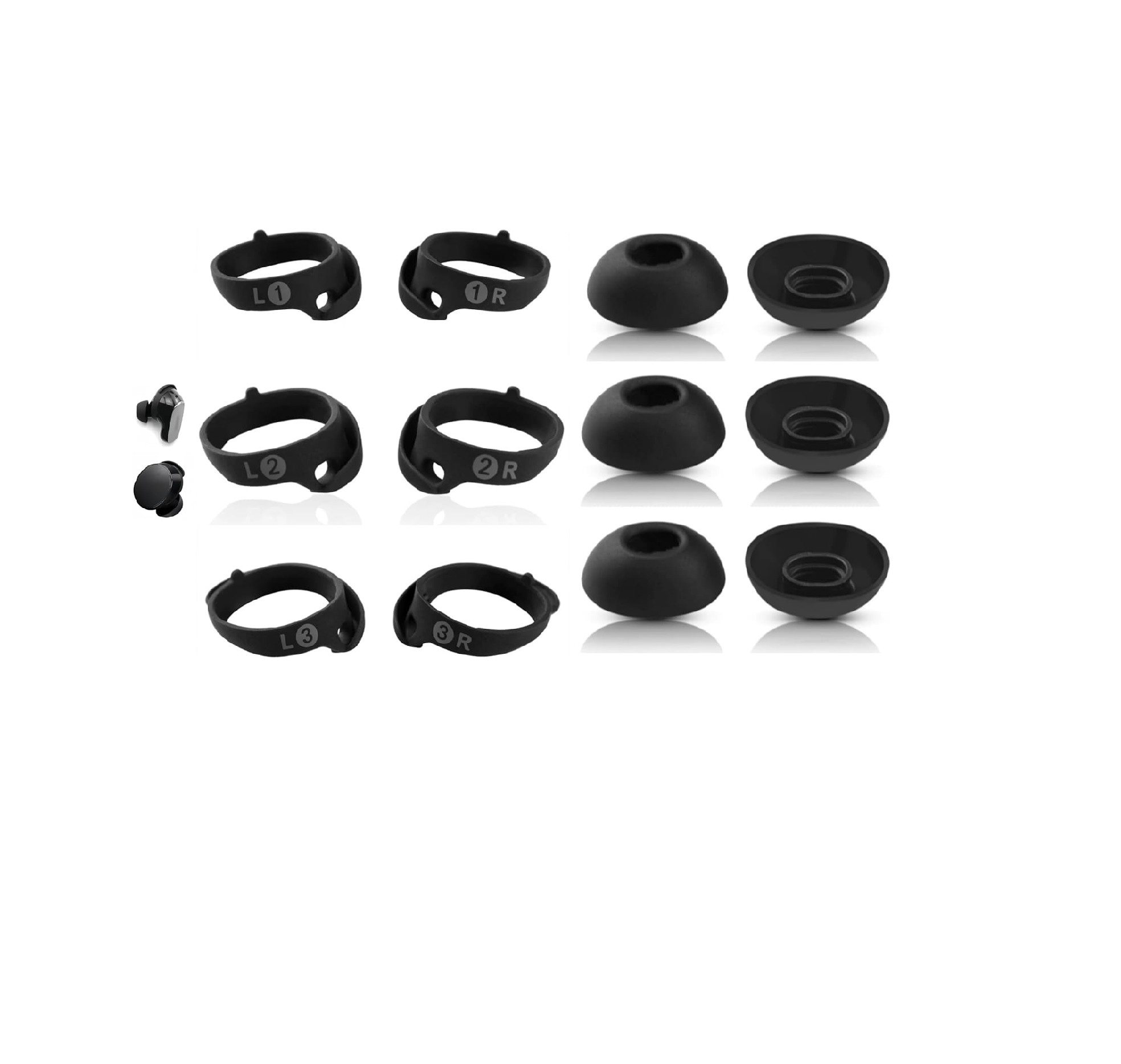 Bose QuietComfort Ultra Earbuds Replacement Ear Tips 6 Pairs