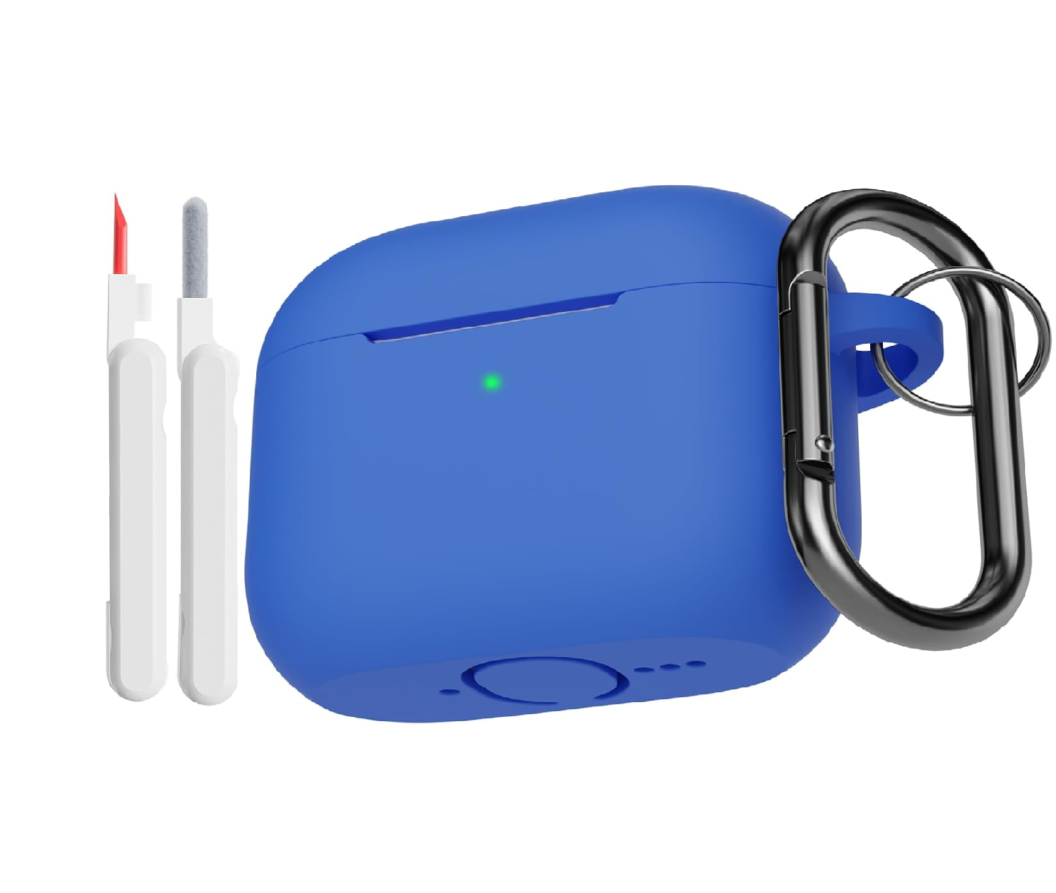 AirPods 4 Case 2024 with Cleaner Kit, Shockproof Silicone Cover, Green
