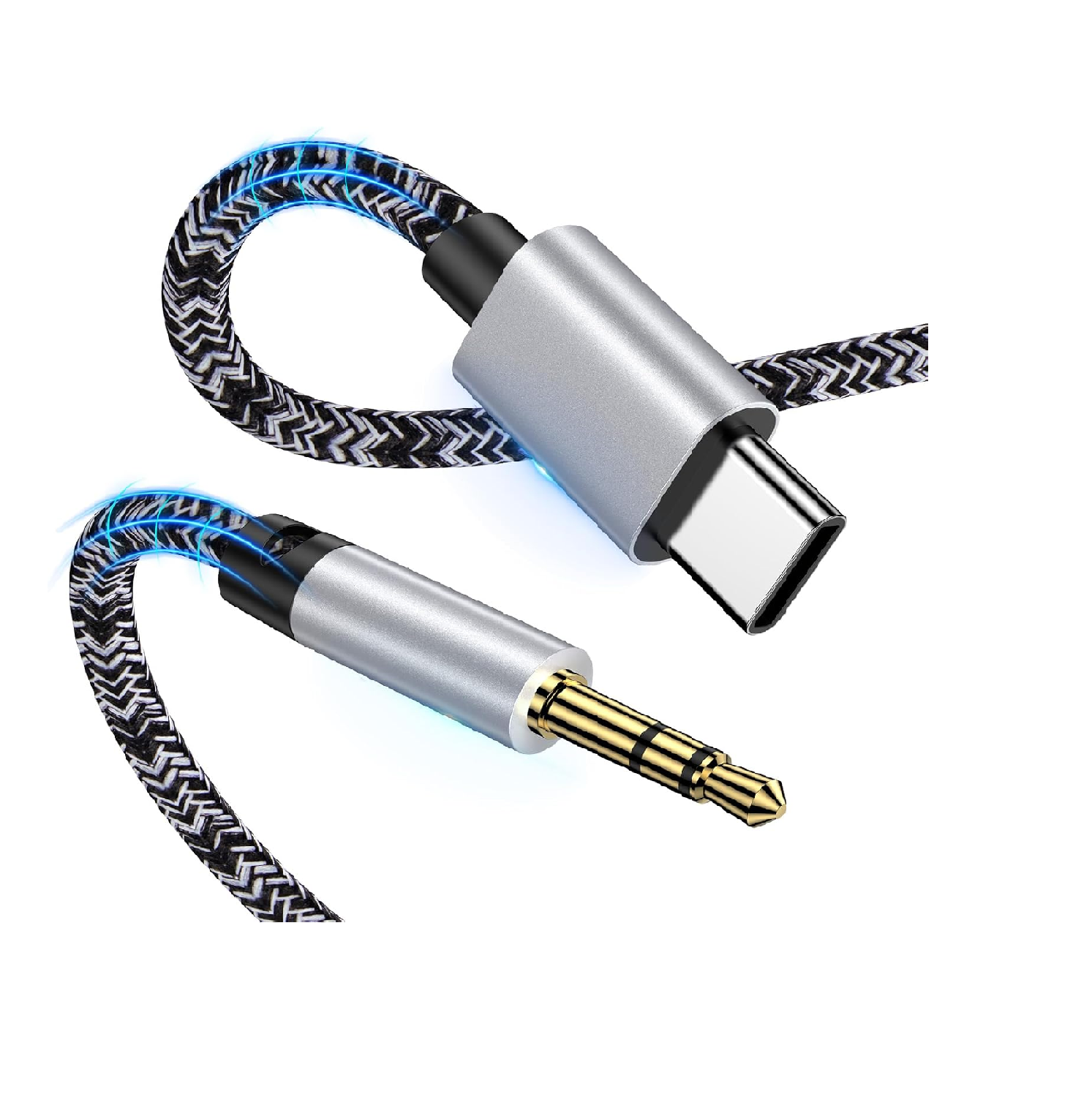 Sidpro USB-C to 3.5mm Aux Cable 1M for Car Audio & Headphones