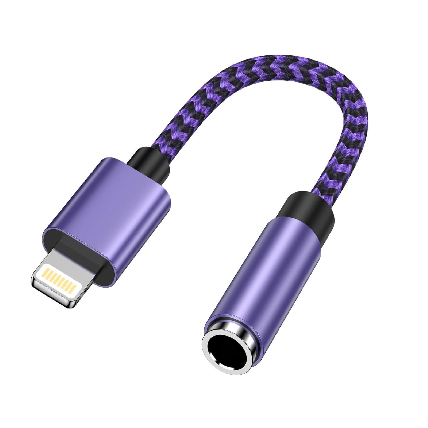 Lightning to 3.5mm Headphone Jack Adapter MFi Certified Audio Aux Dongle for iPhone 14 13 12 11 SE XS XR 8 Series High Quality Sound