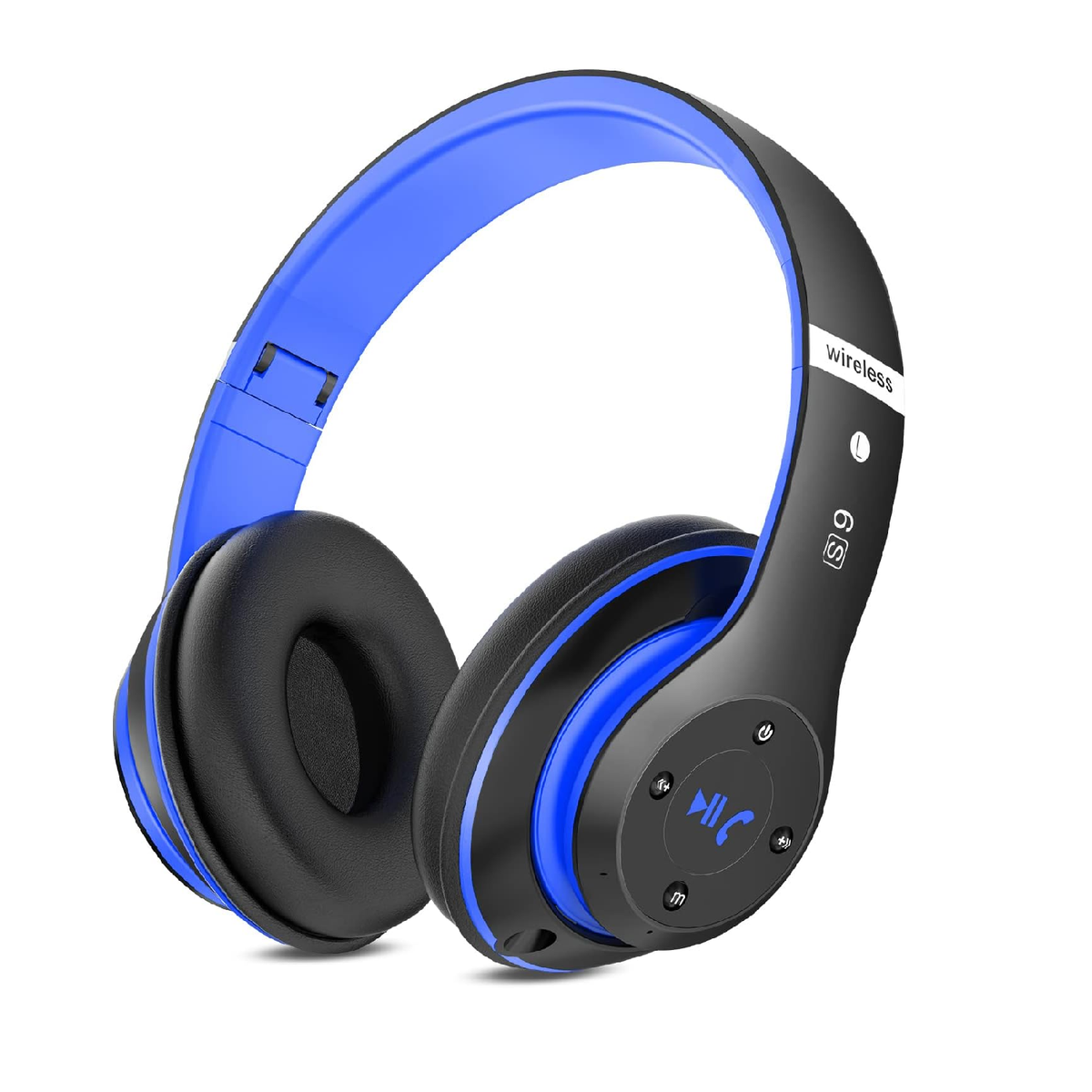 Wireless Over-Ear Headphones, 65H Playtime, 6 EQ Modes, Foldable