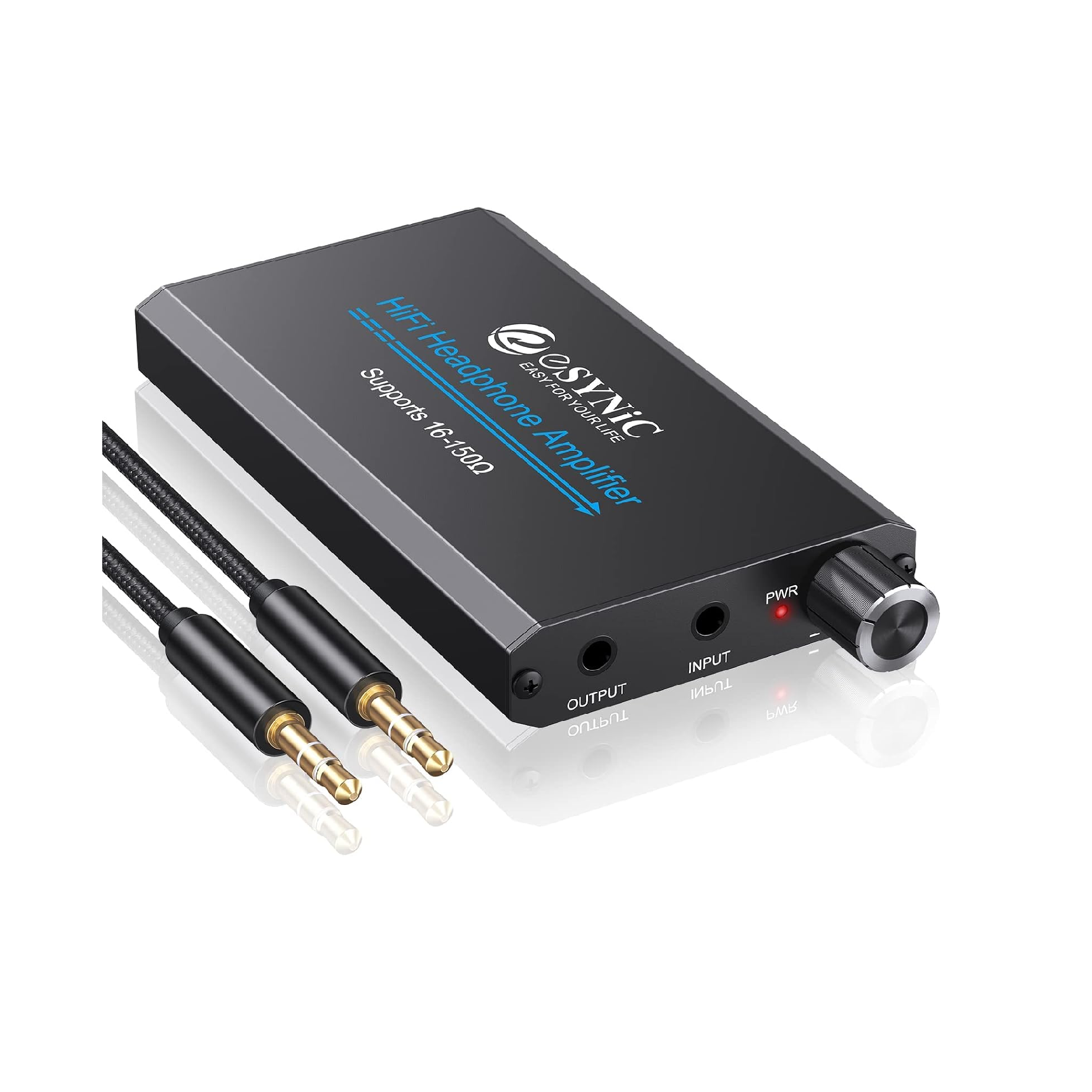 eSynic Portable Rechargeable HiFi Headphone Amplifier 3.5mm