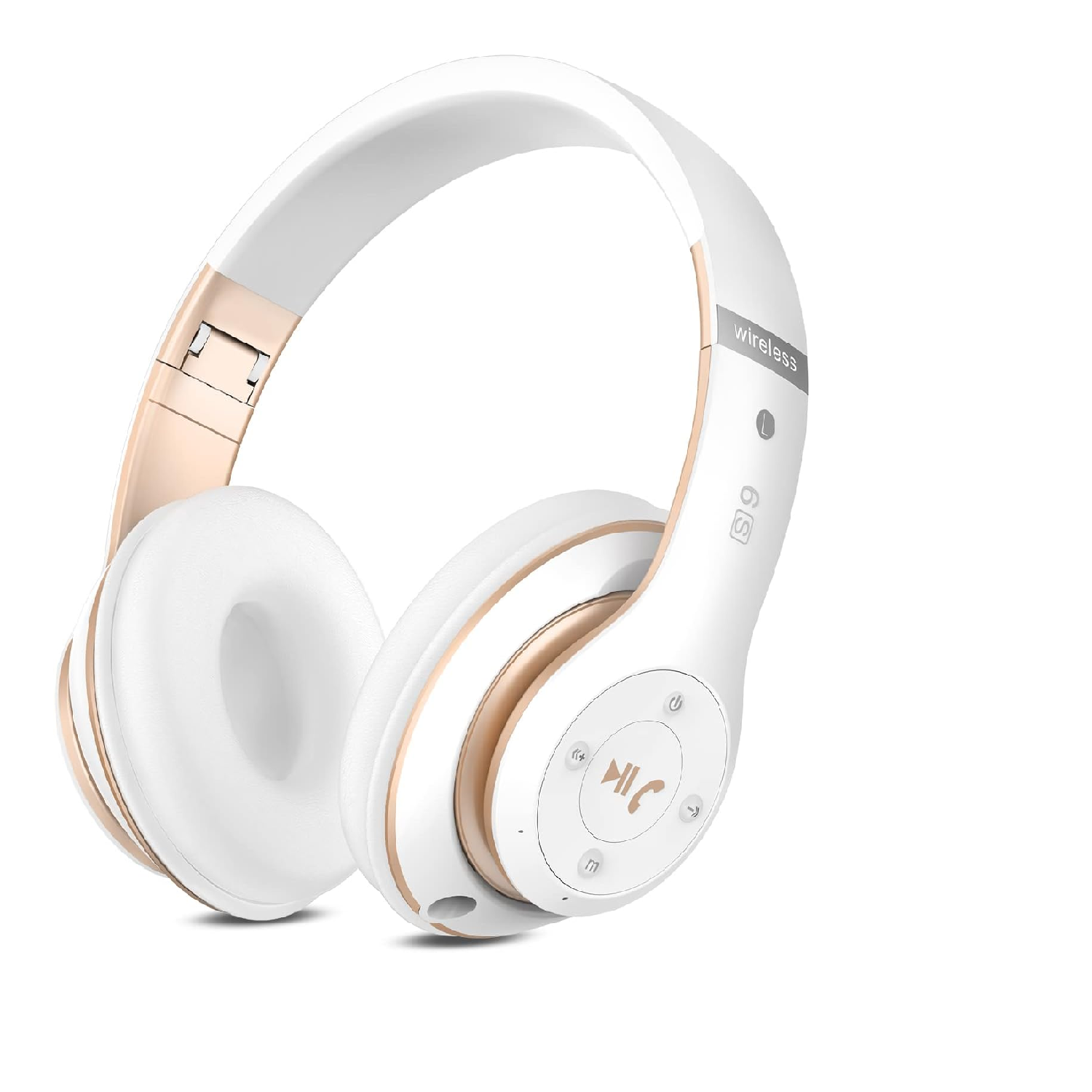 Wireless Over-Ear Headphones, 65H Playtime, 6 EQ Modes, Foldable
