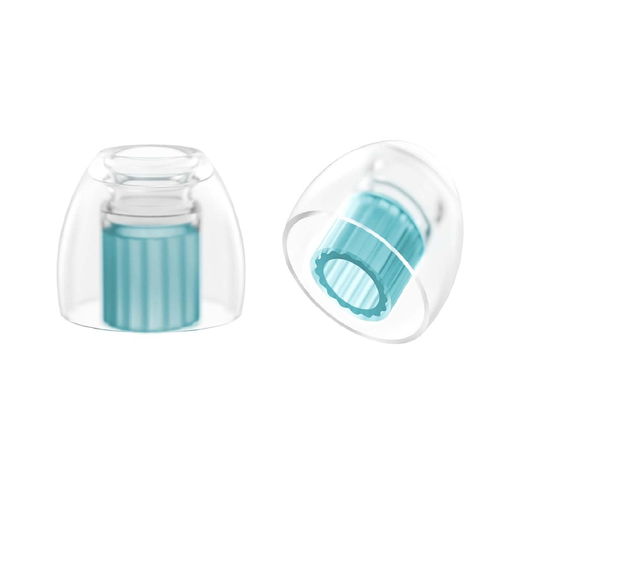 SpinFit W1 L Silicone Ear Tips for IEM, Stable Medical-Grade Fit