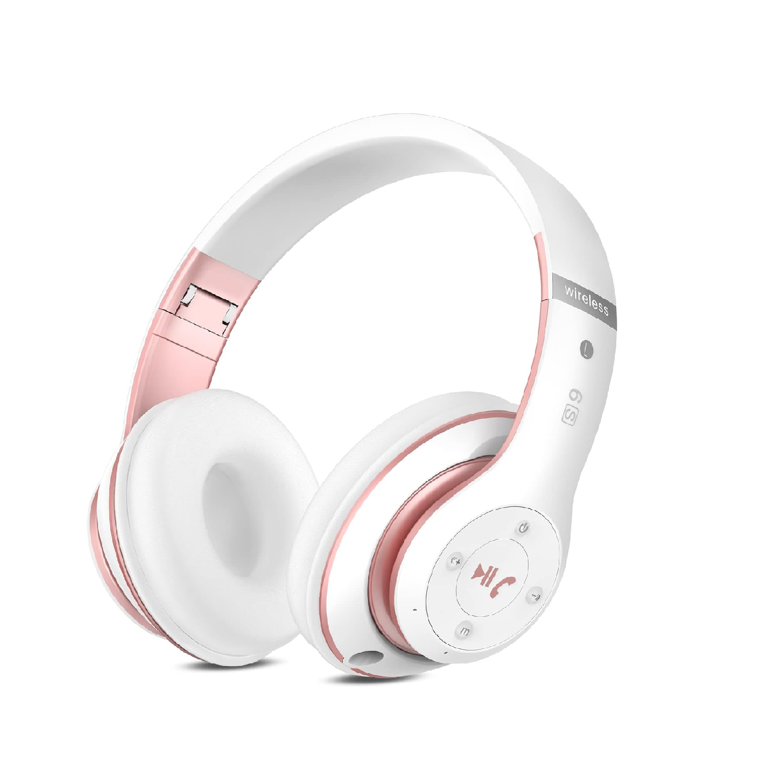 Rebocico Bluetooth Over-Ear Headphones 65H Playtime Wireless Headset