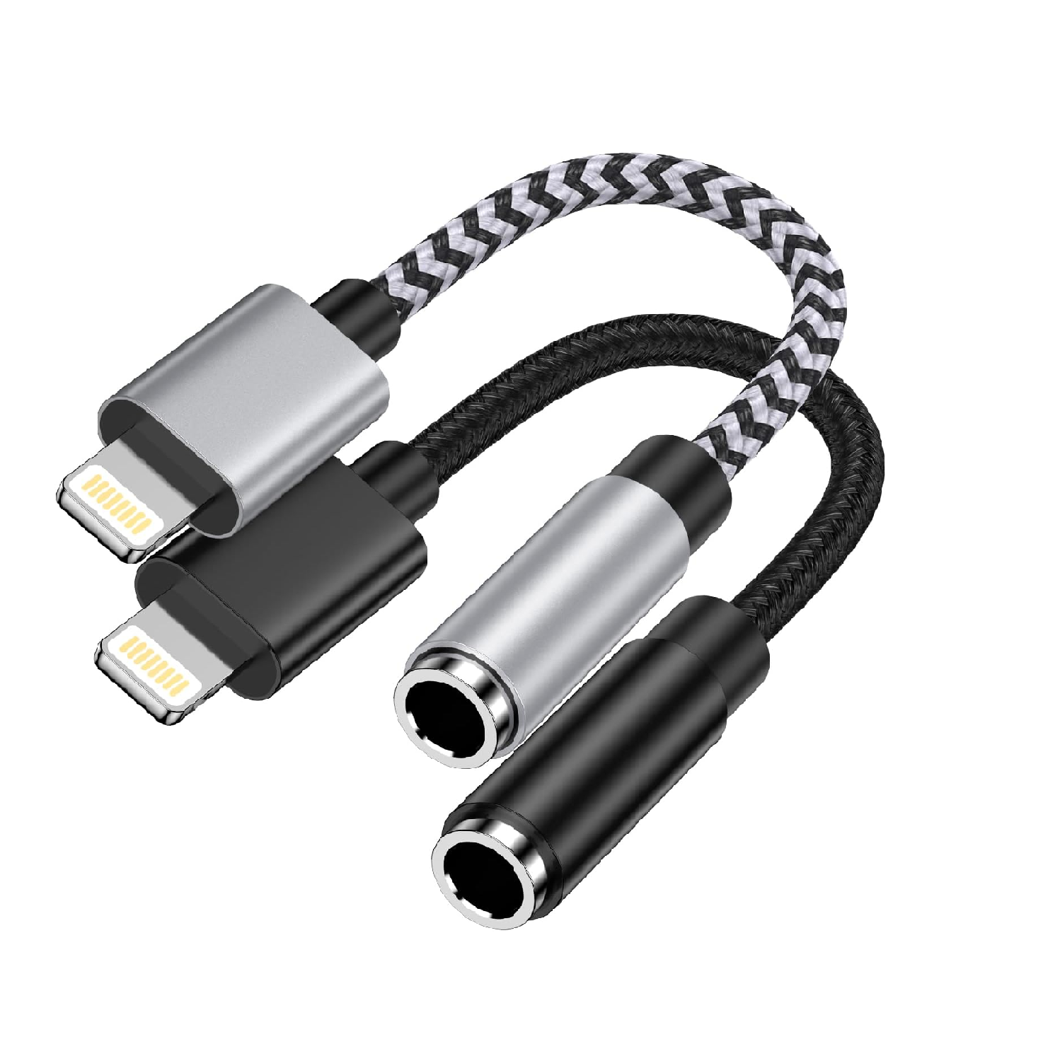 Lightning to 3.5mm Headphone Jack Adapter MFi Certified iPhone Aux 14