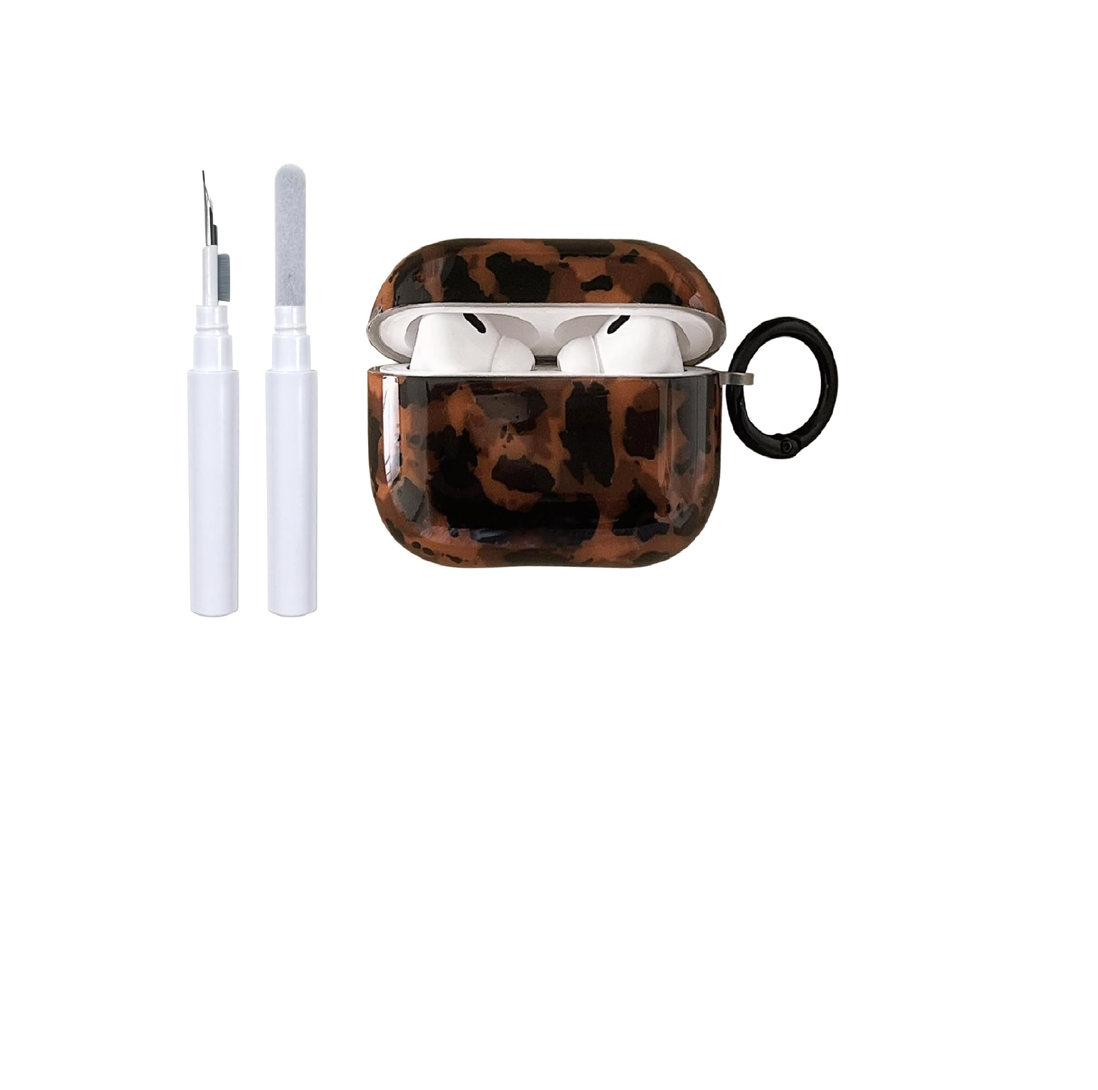 Cute Cherry Bow AirPods Pro 3 Case with Cleaner Kit Keychain Cover