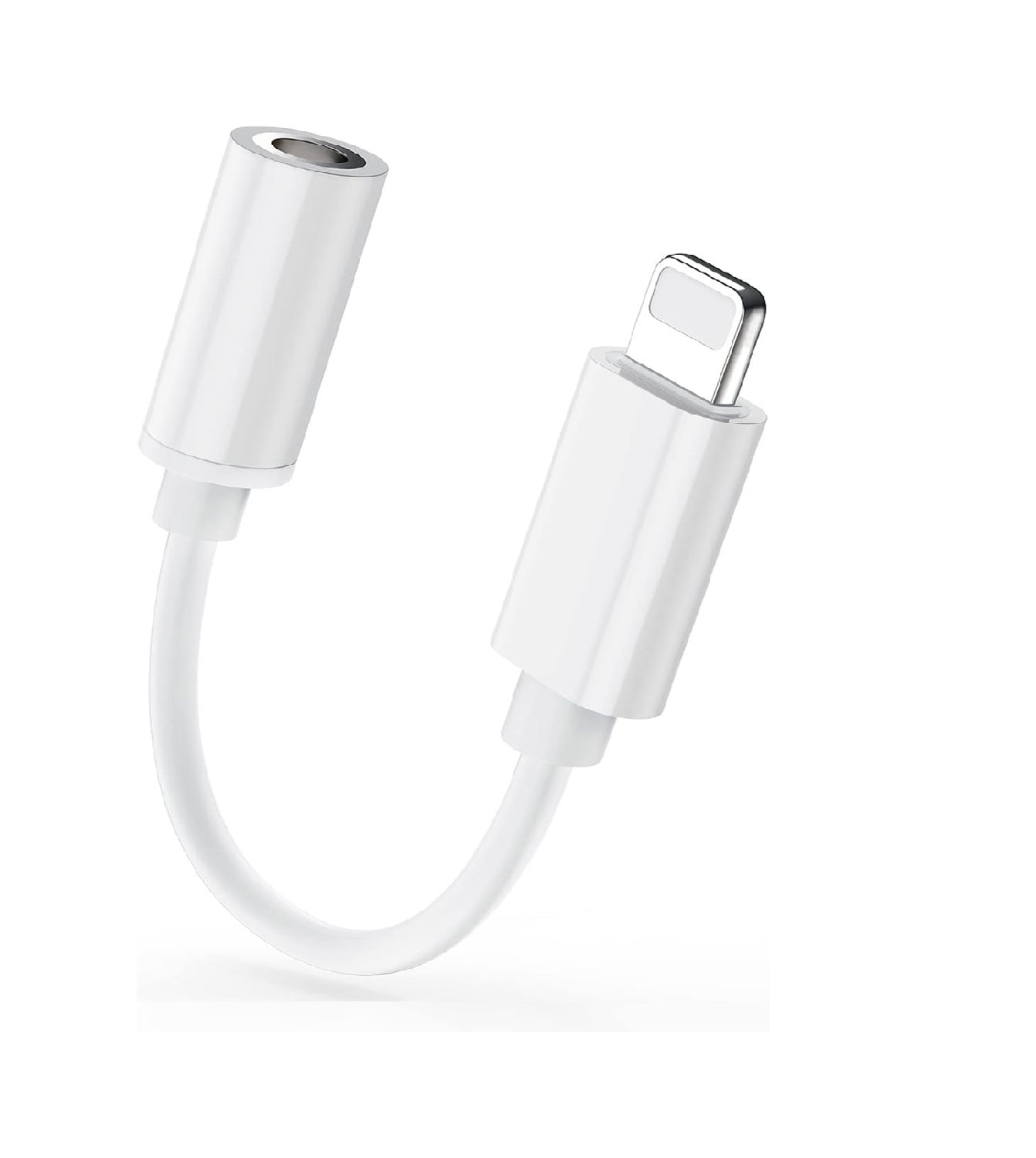 2 Pack Lightning to 3.5mm Audio Adapter for iPhone Fast Connect