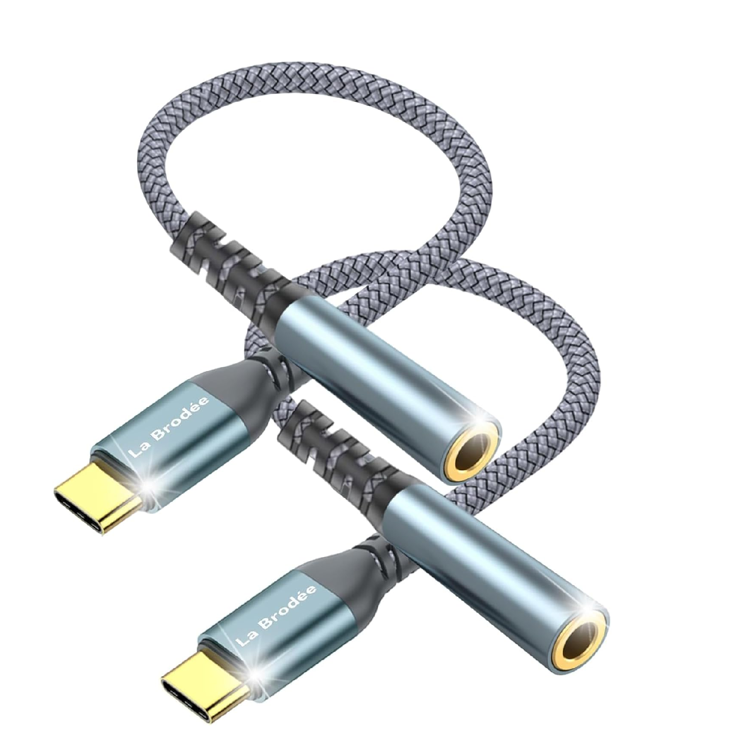 USB-C to 3.5mm Headphone Jack Adapter Digital Audio Aux Converter