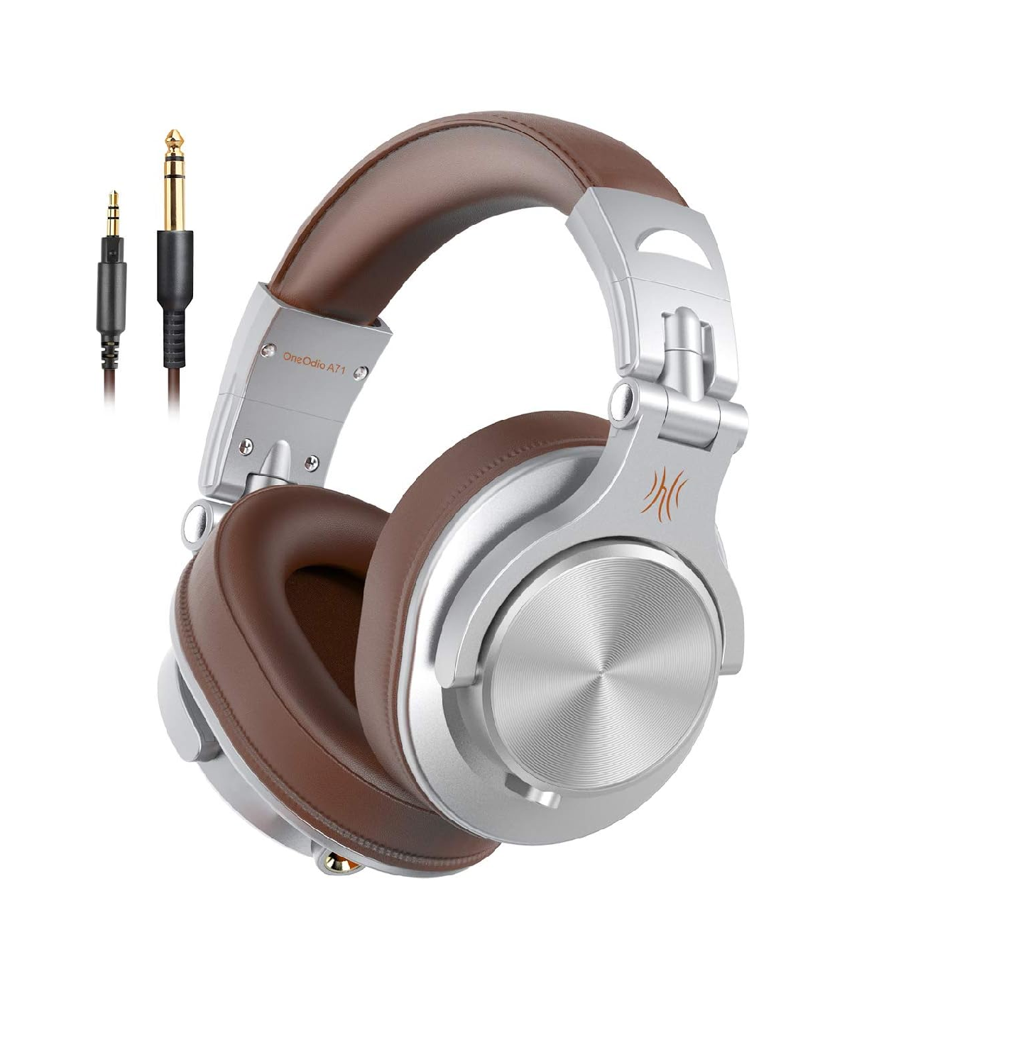 Foldable Studio Monitoring Headphones with HiFi Stereo Audio