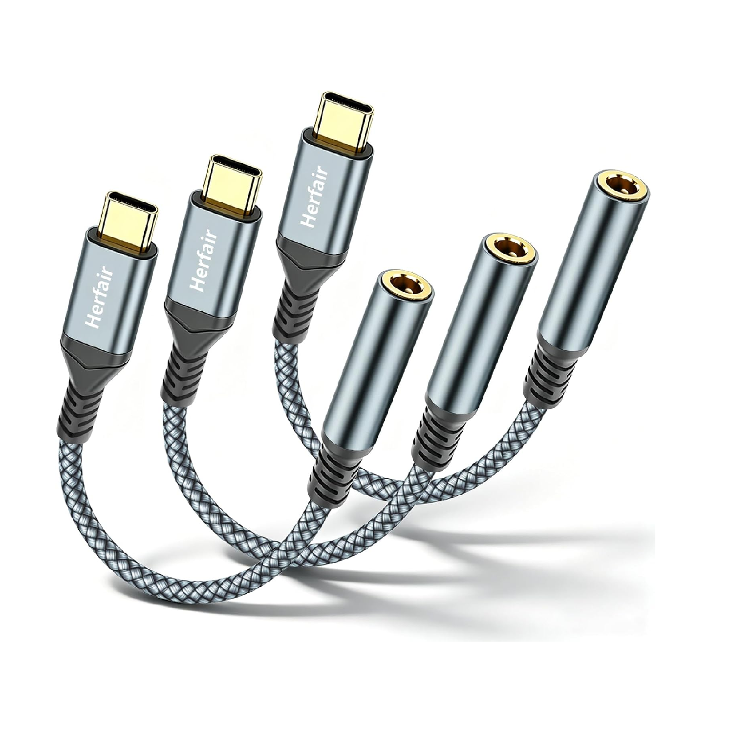 USB C to 3.5mm Aux Adapter Cable for iPhone Samsung Huawei Audio