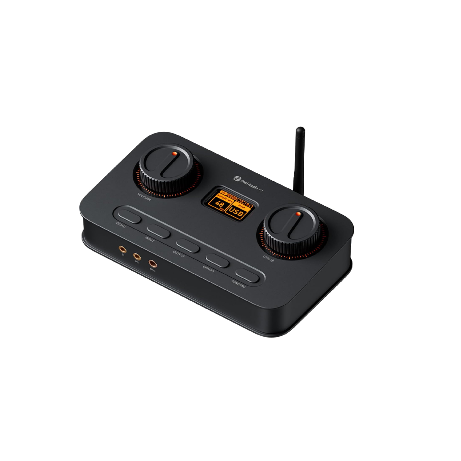 Fosi Audio K7 DAC Headphone Amp USB-C Bluetooth 4.4mm 3.5mm RCA