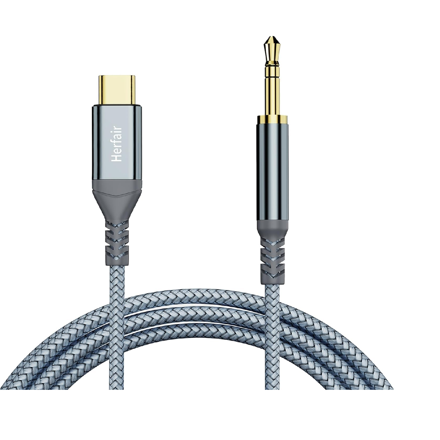 USB-C to 3.5mm AUX Audio Cable 1.2M for Car Stereo & Headphones