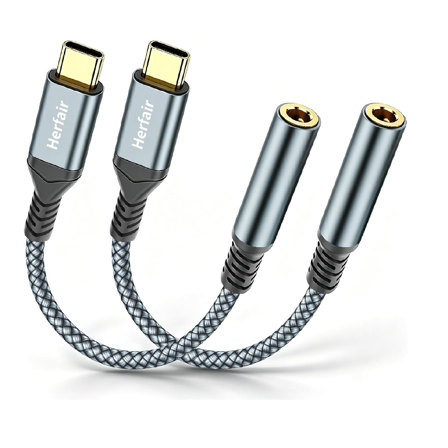 USB C to 3.5mm Aux Adapter Cable for iPhone Samsung Huawei Audio
