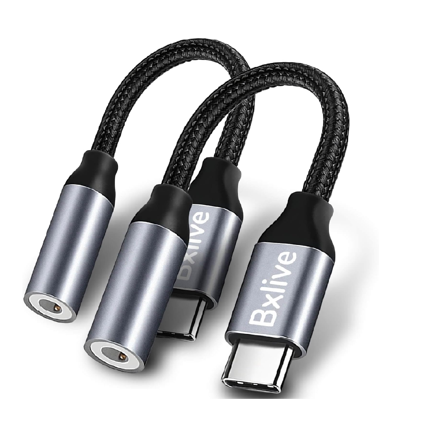 USB-C to 3.5mm Aux Adapter 2 Pack for Samsung, iPad, Huawei, Xiaomi
