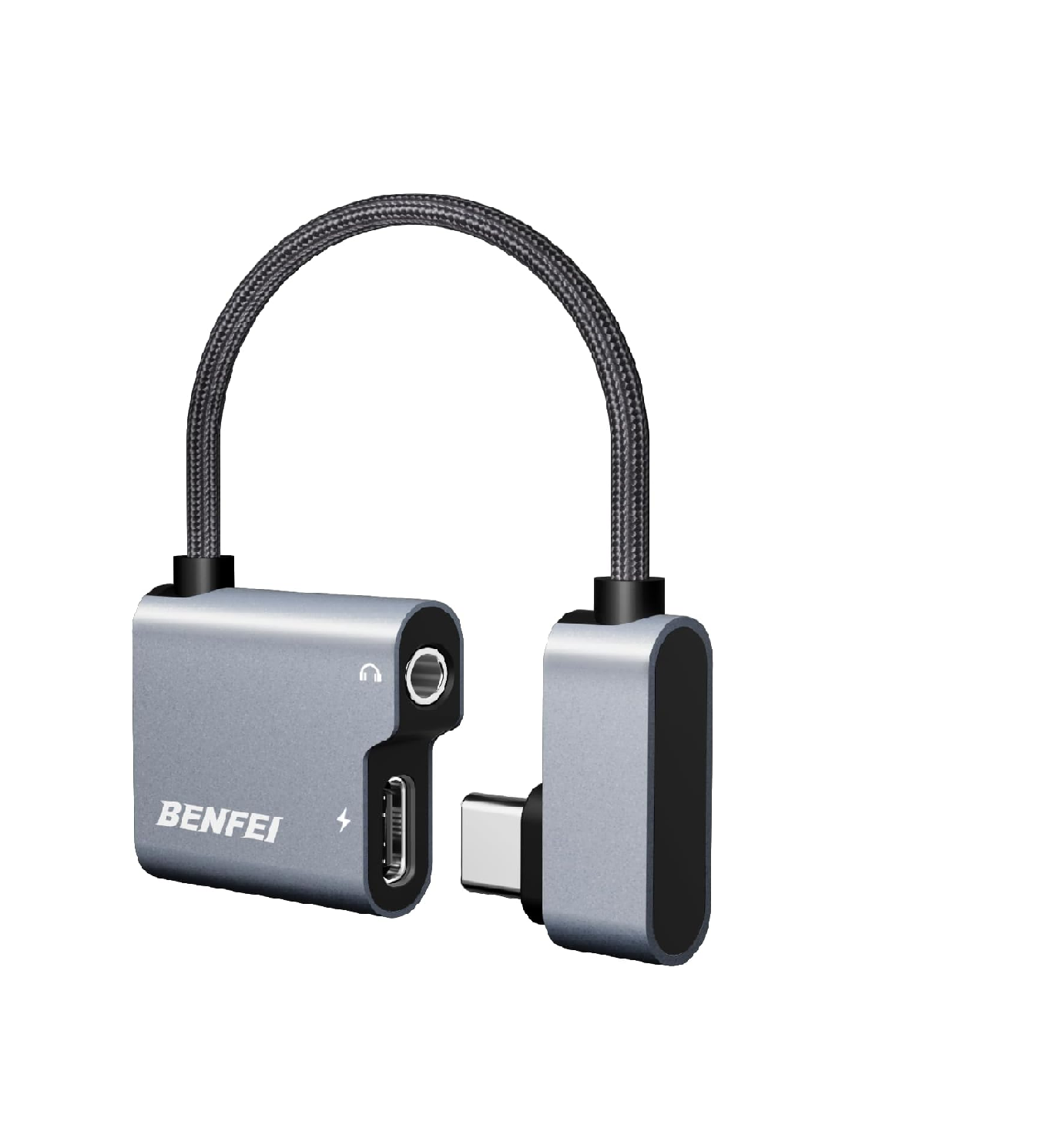 BENFEI USB-C to 3.5mm Audio Adapter, 60W Fast Charging