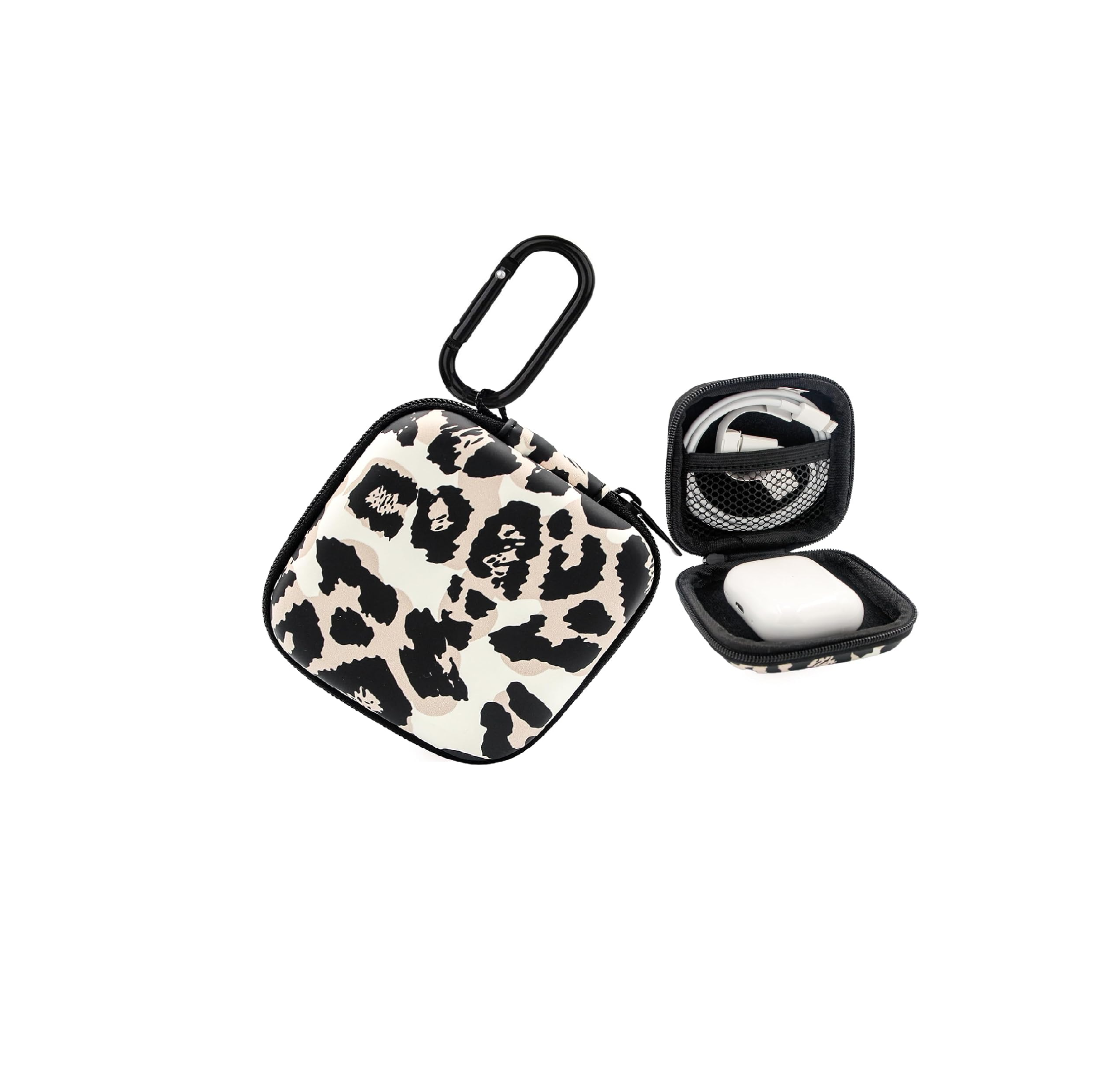 Flower Earbud Case Hard EVA Shockproof Bag for AirPods & Galaxy Buds