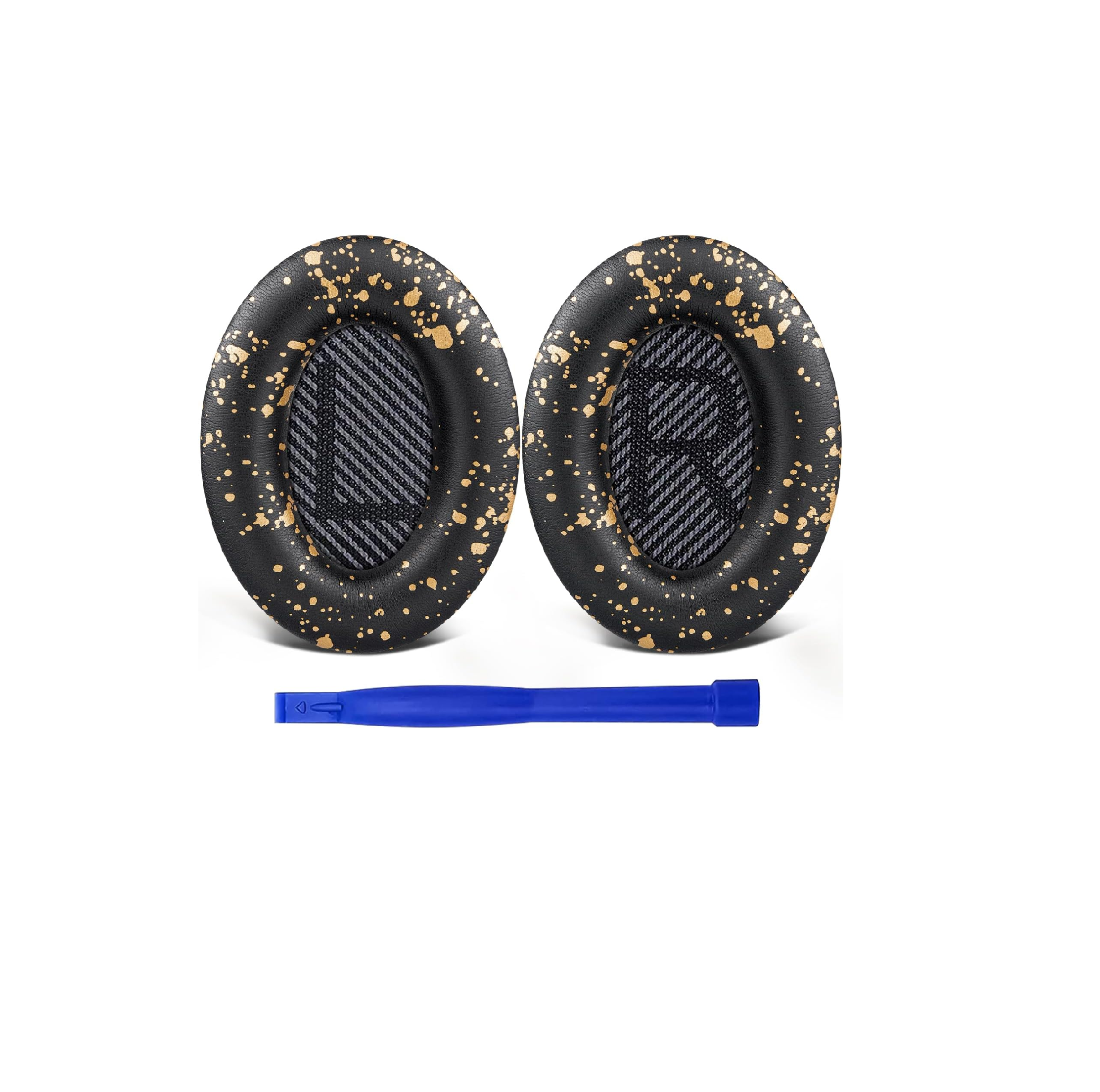 SoloWIT Earpads for Bose QC35 & QC35 II Headphones, Black Pair
