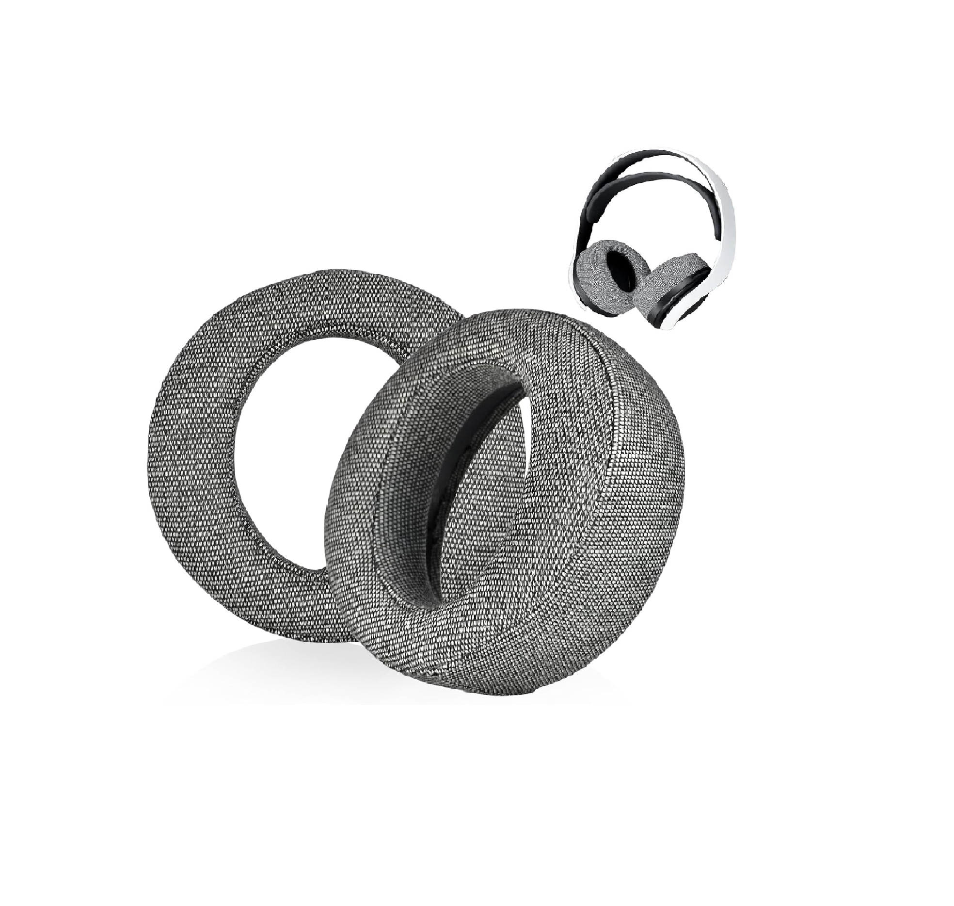 PS5 Pulse 3D Headset Replacement Ear Pads, Protein Leather, Black