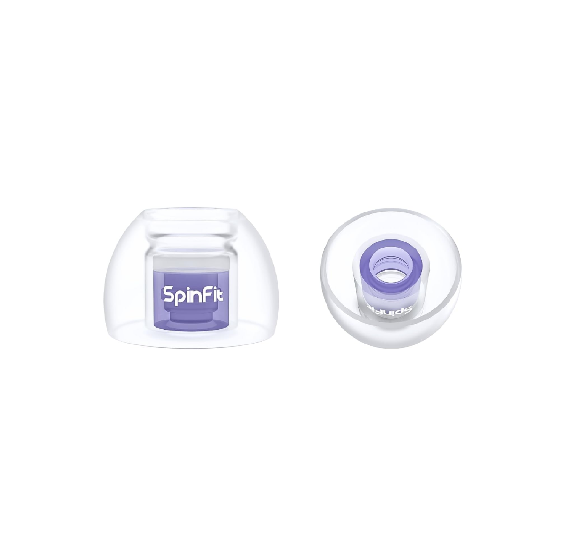 SpinFit Omni Silicone Eartips for TWS Earbuds & IEMs, M (1 Pair)