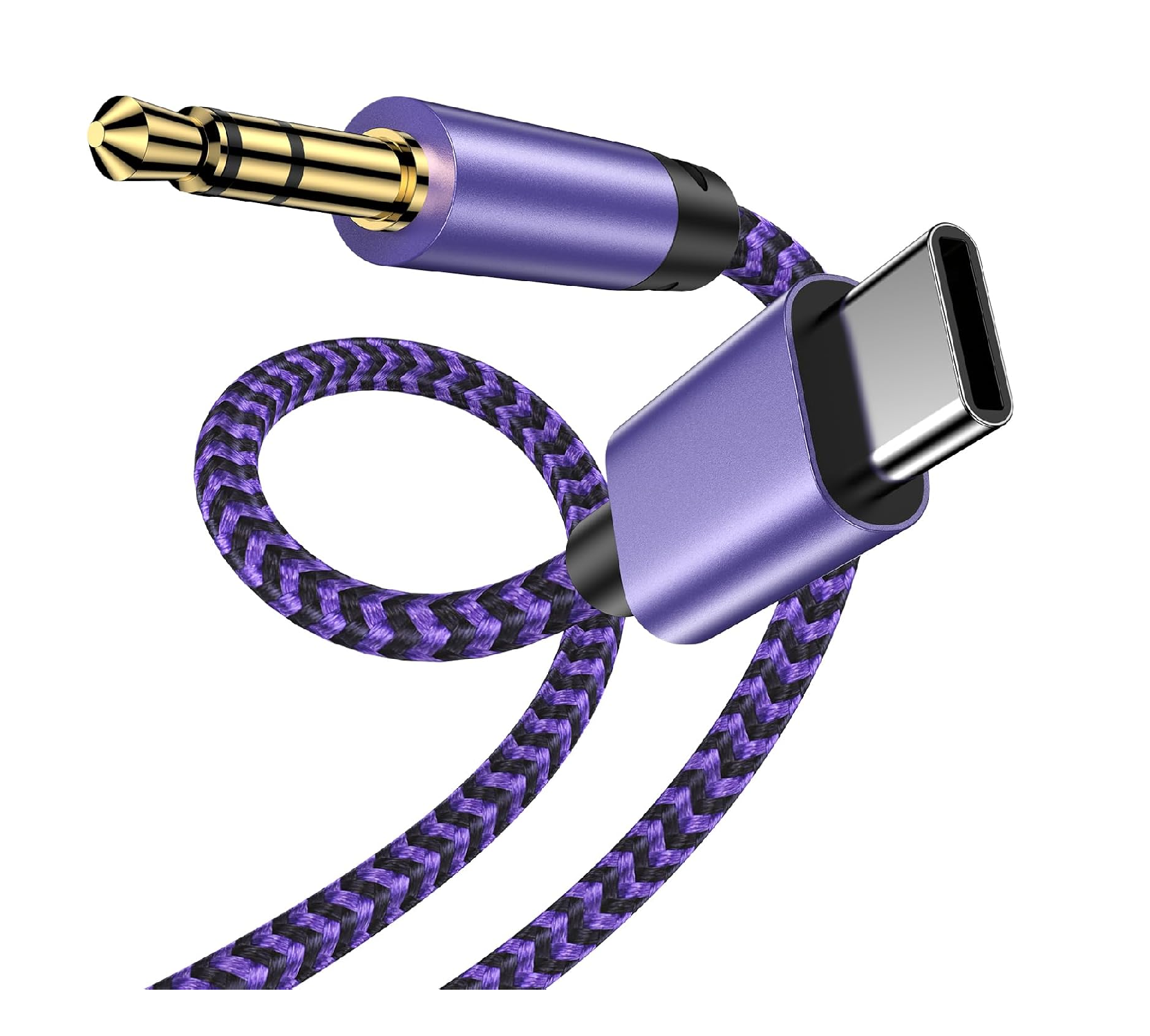 USB-C to 3.5mm Headphone + Charging Adapter 2-in-1 for Samsung iPhone