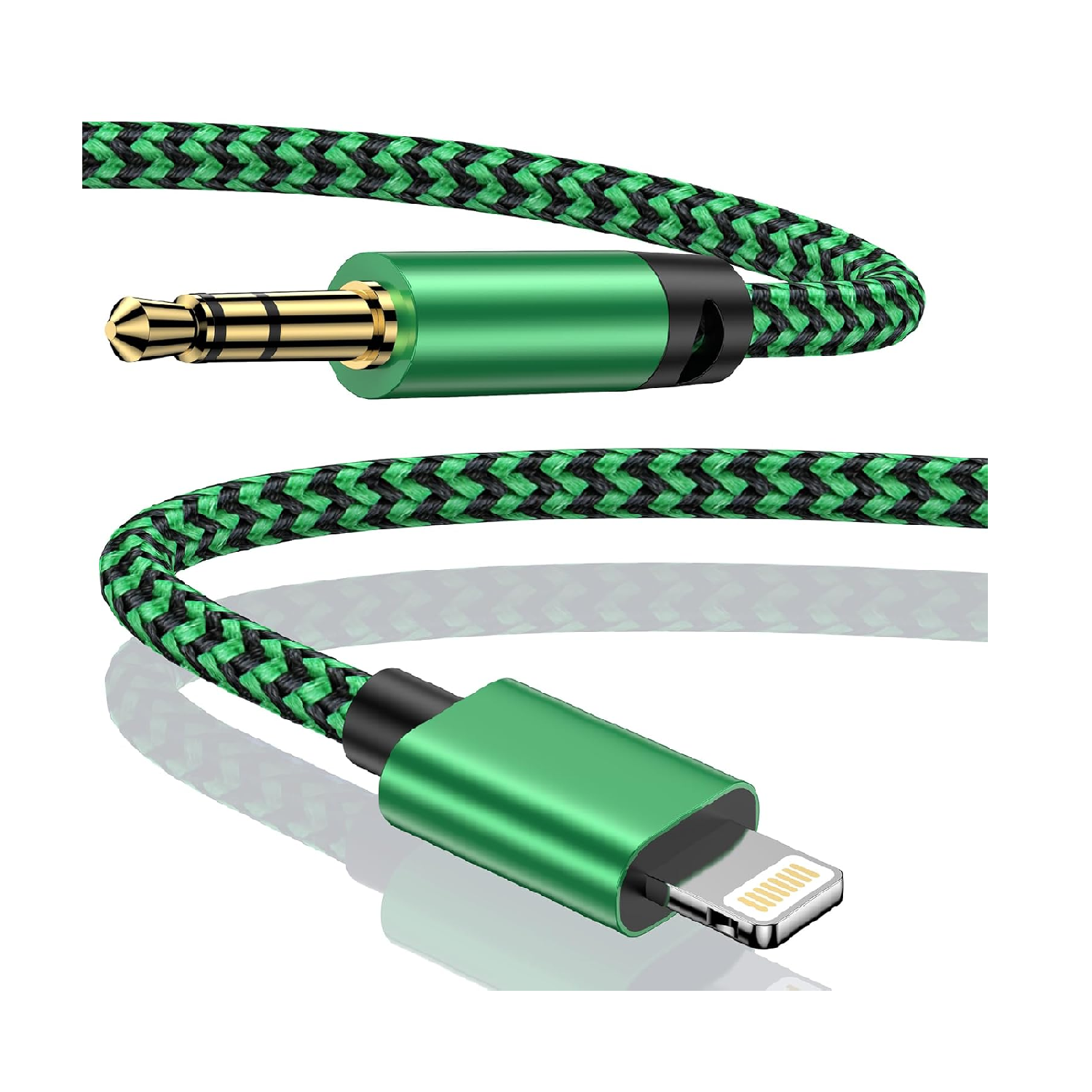 1M Lightning to Aux Cable for iPhone Car Stereo & Headphones