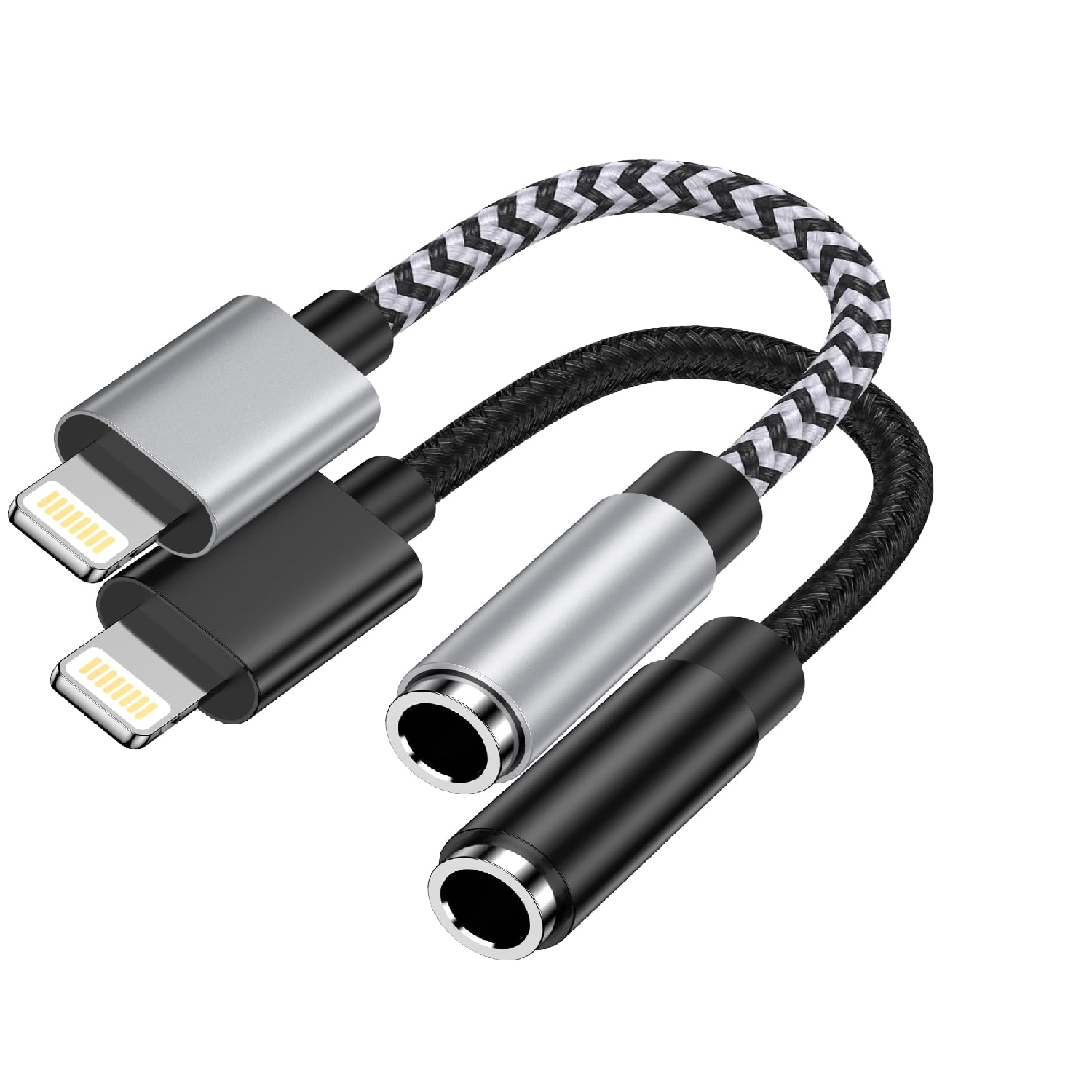 Lightning to 3.5mm Headphone Jack Adapter MFi Certified Audio Aux Dongle for iPhone 14 13 12 11 SE XS XR 8 Series High Quality Sound