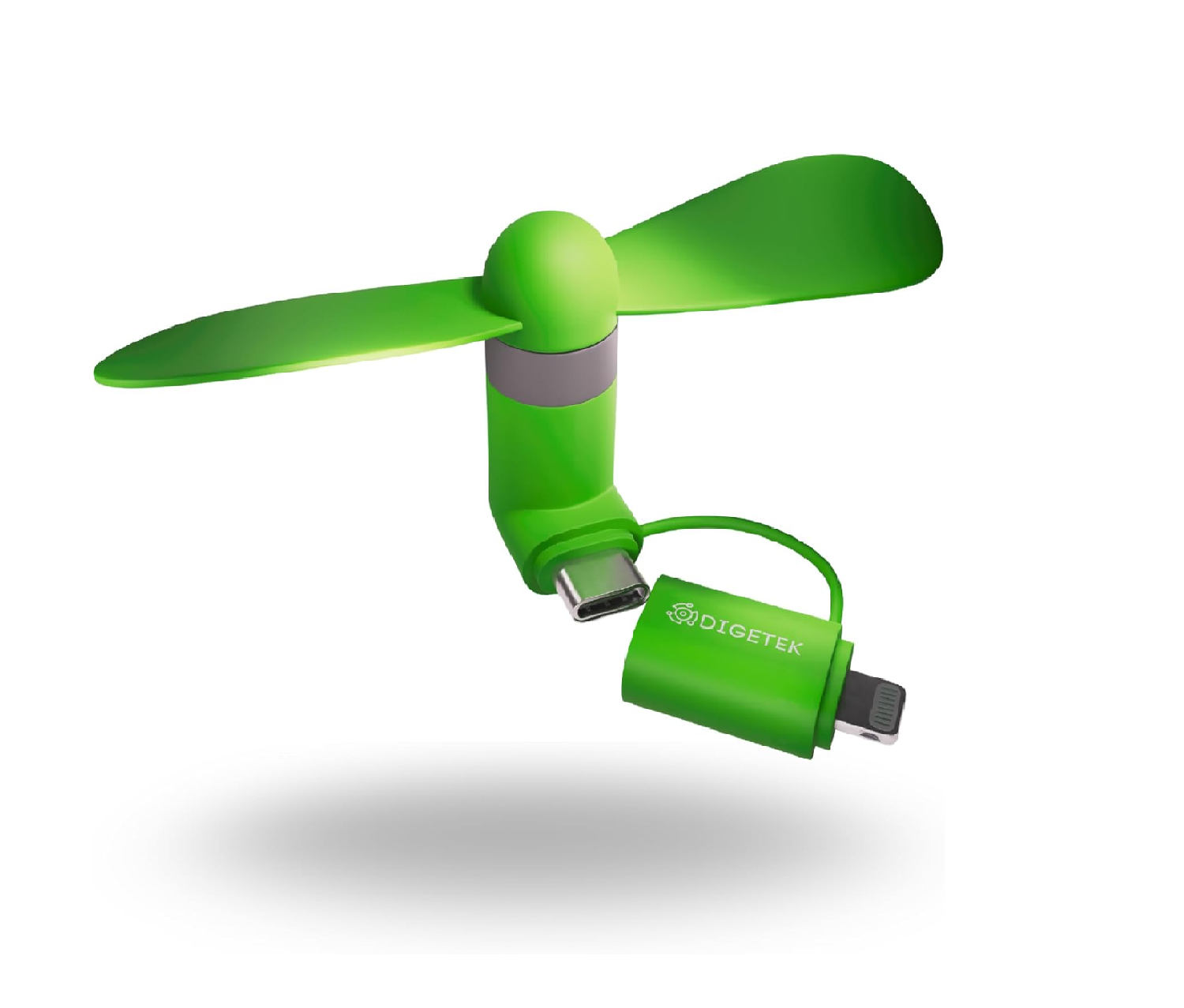USB-C & Lightning Smartphone Cooling Fan, Pocket-Size, Ultra-Quiet