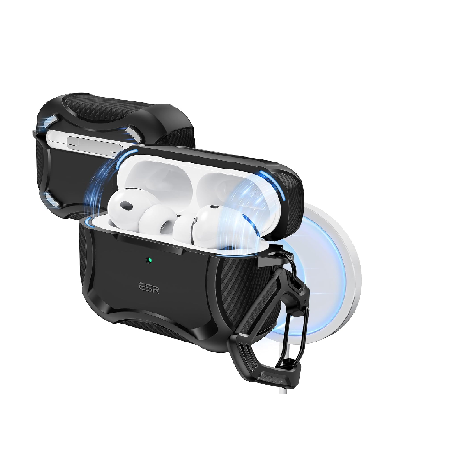 ESR AirPods Pro 3 Case 2025 MagSafe Drop Protection Cover Black