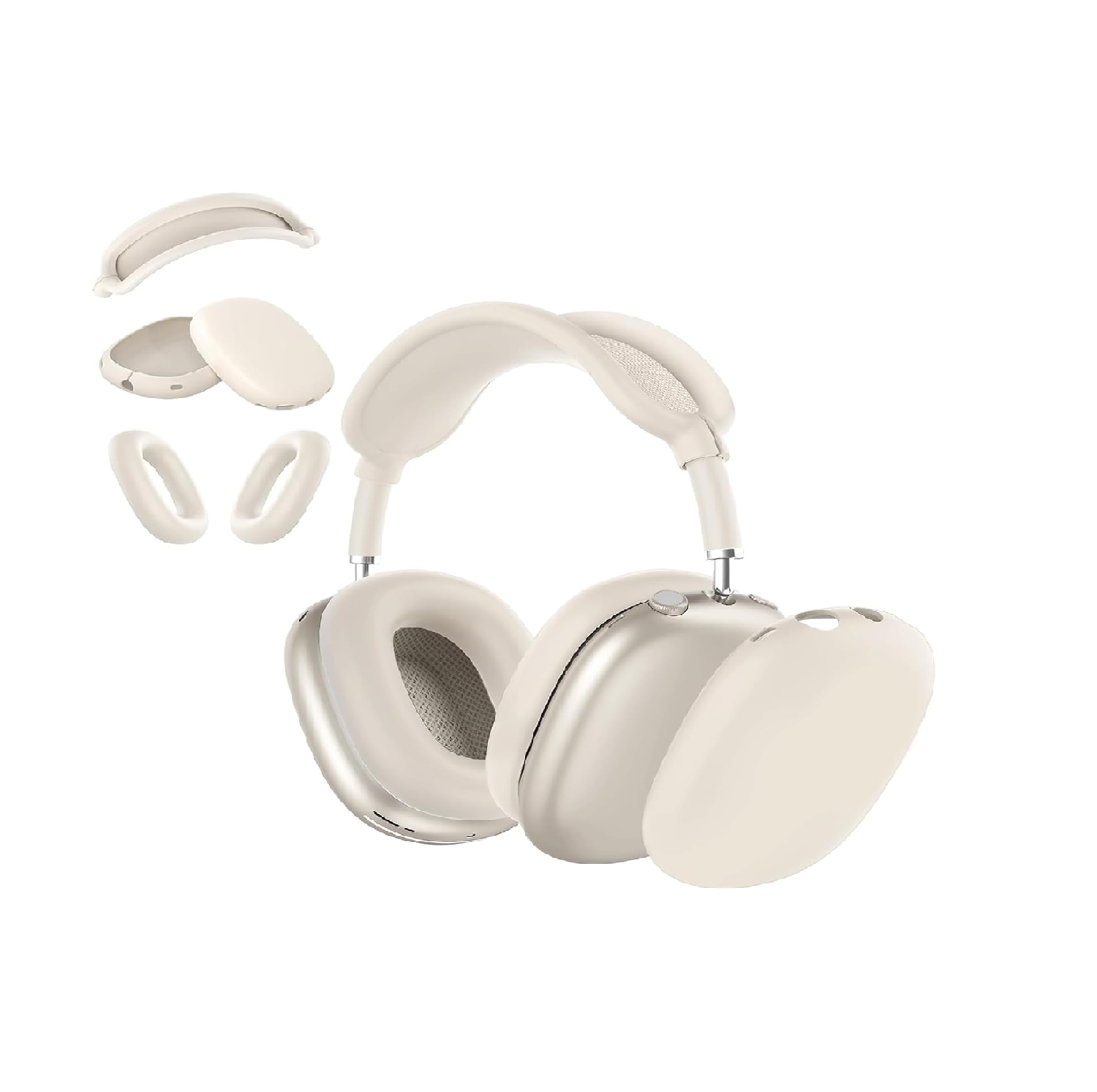 AirPods Max 2 Silicone Case Set, Ear Pad, Ear Cup & Headband Cover
