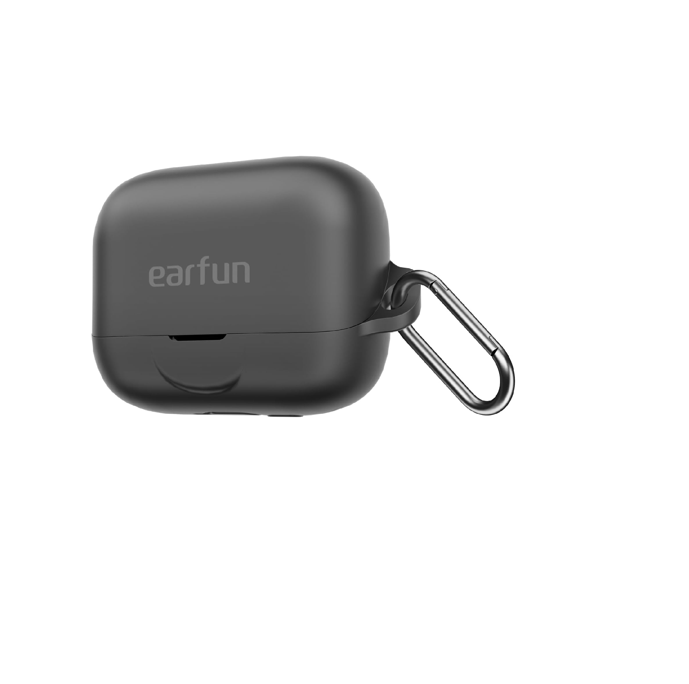 EarFun Pro 4+ Silicone Case with Carabiner & USB-C Dust Plug Black