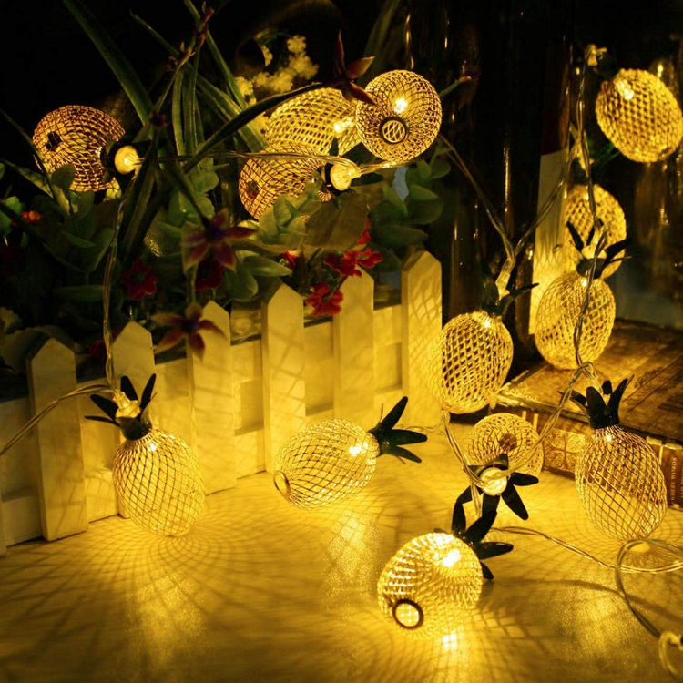 Picture of 20 LED Pineapple Fairy String Lights – Waterproof USB Powered (3m) for Indoor/Outdoor Decor